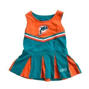 Vtg NFL x Reebok Miami Dolphins Cheerleader Dress 24M